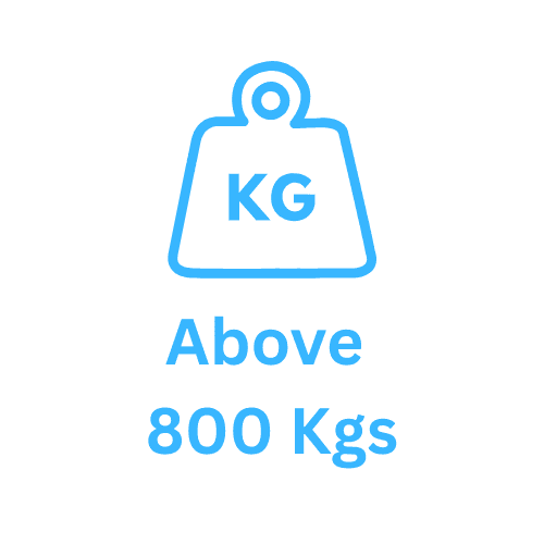 Above 800 Kgs